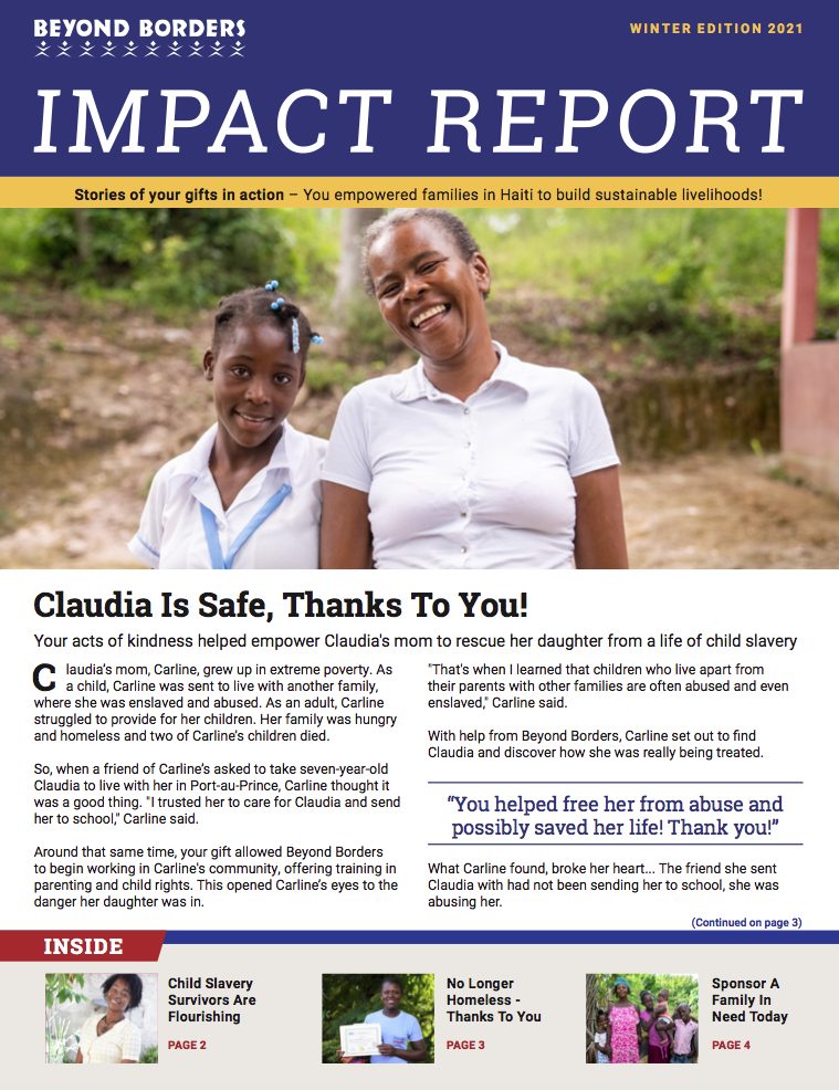 Overwhelmed with Gratitude – The Impact of Your Support